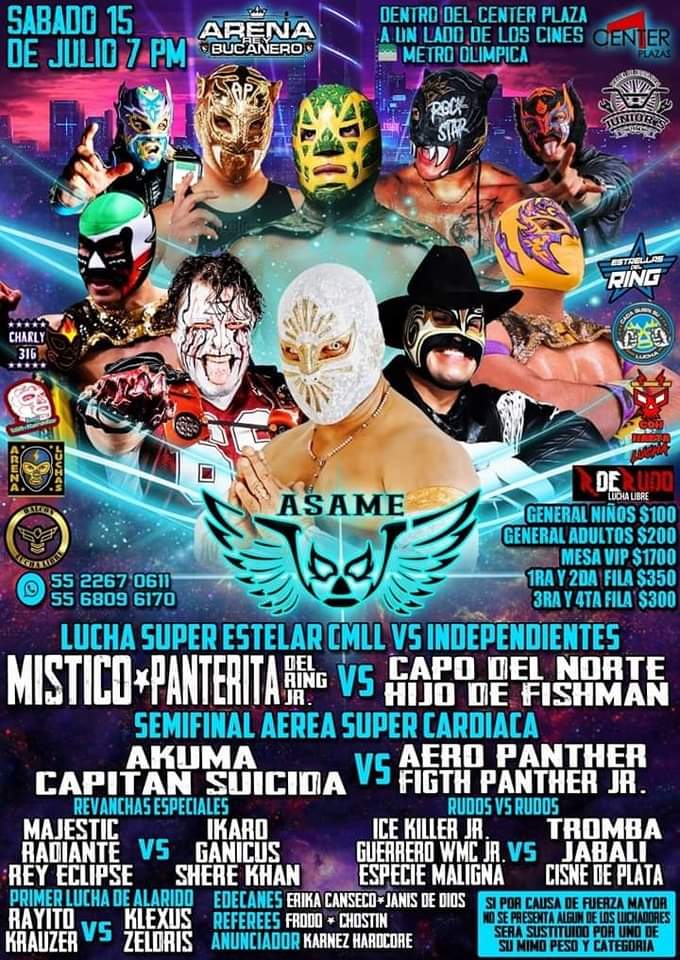 Lucha arena Ecatepec, sab 26 NOV (Premium)